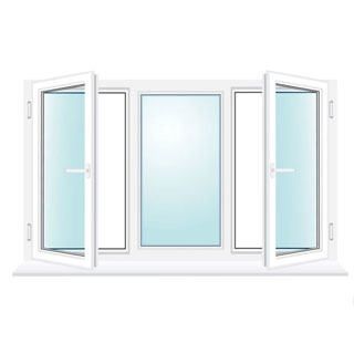 Окно ПВХ 2050 x 1415 - REHAU Delight-Design 40 мм Талдом
